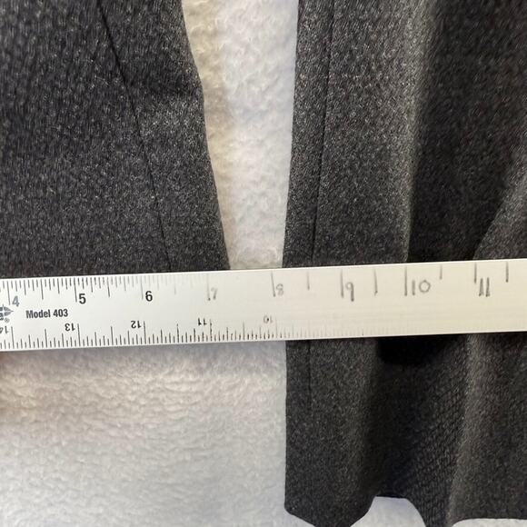 Gruppo Artigiani Pants Men's 34x34 Gray Italy made Textured Hook Loop Dress Wool - Picture 5 of 11